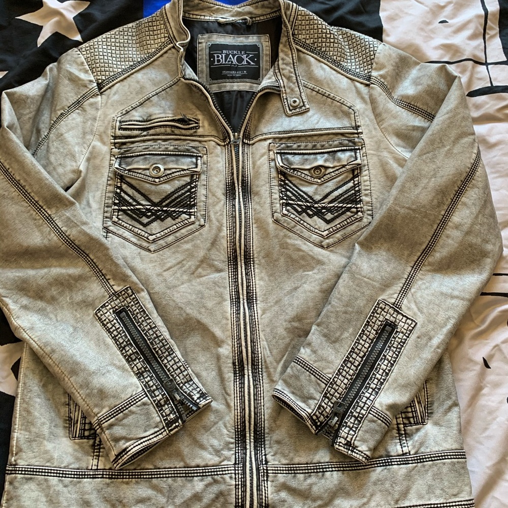 Buckle Black Moto jacket